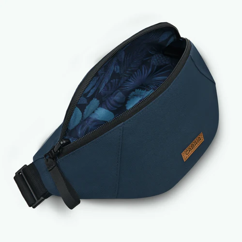 Sac banane Small Reykjavik bleu marine