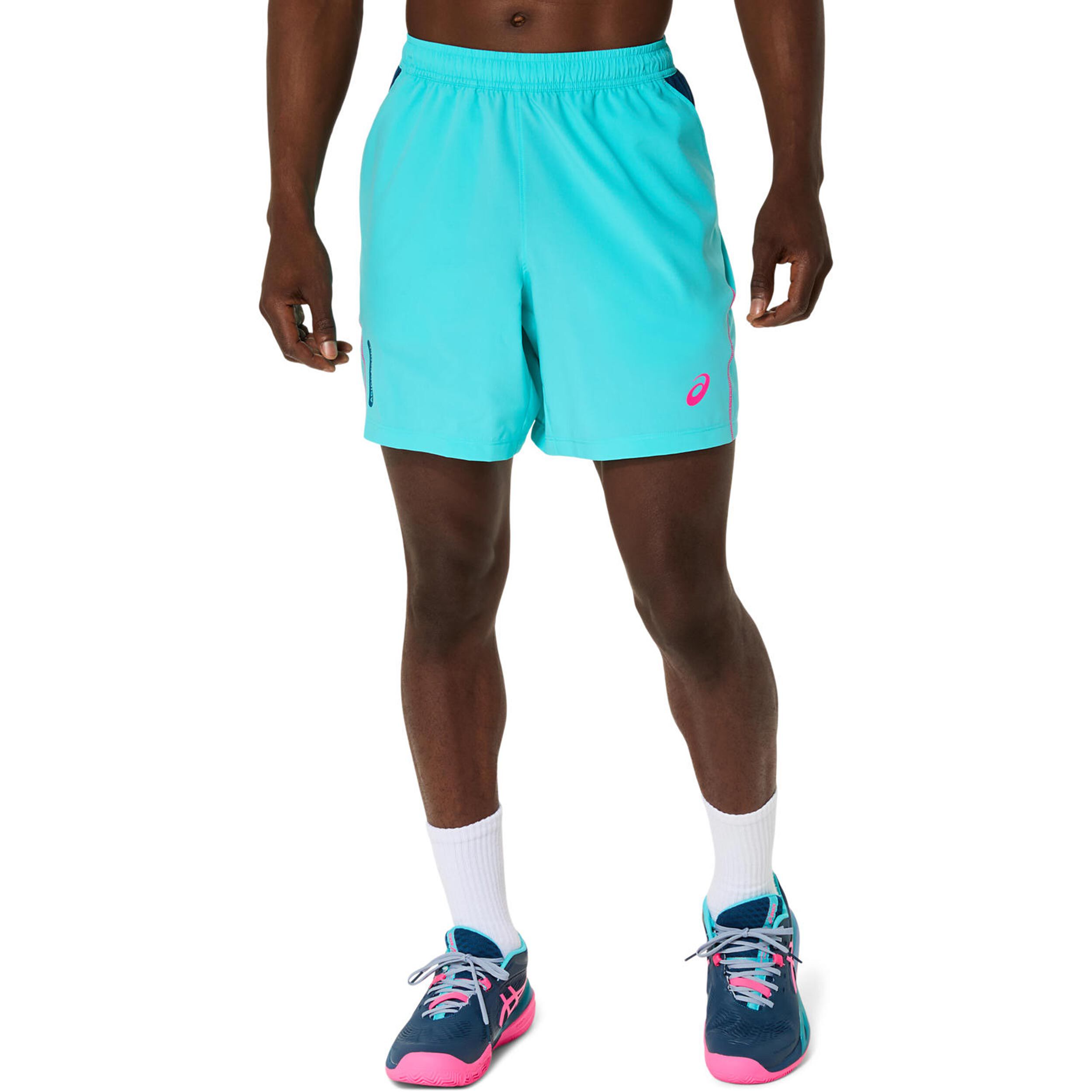 ASICS Court 7in Shorts Hommes - Turquoise