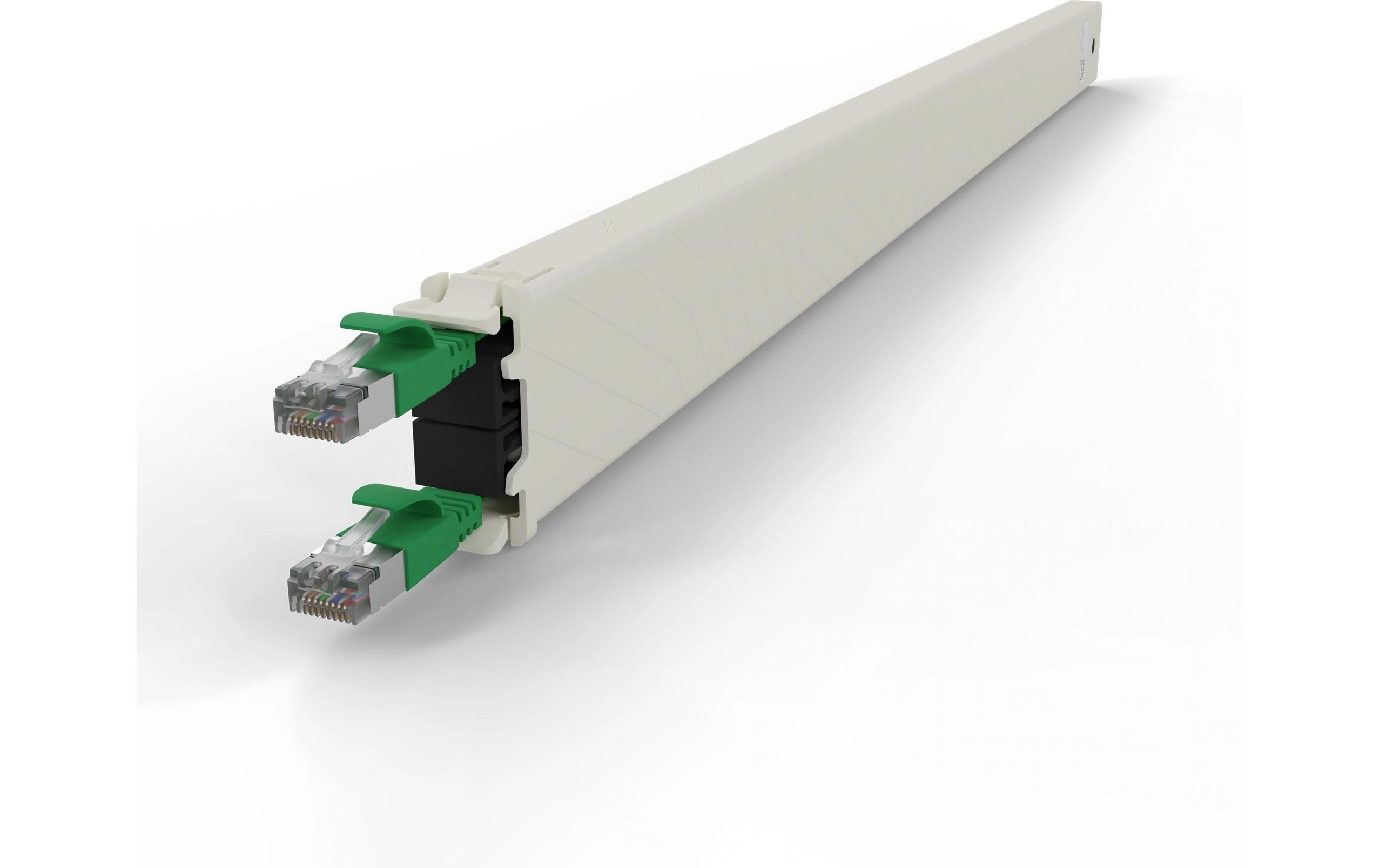 patchbox.one / Cassette / 30RU / Cat 6A, STP, 1.8 m, GrünAll-in-One Lösung für Ordnung im Netzwerkschrank
