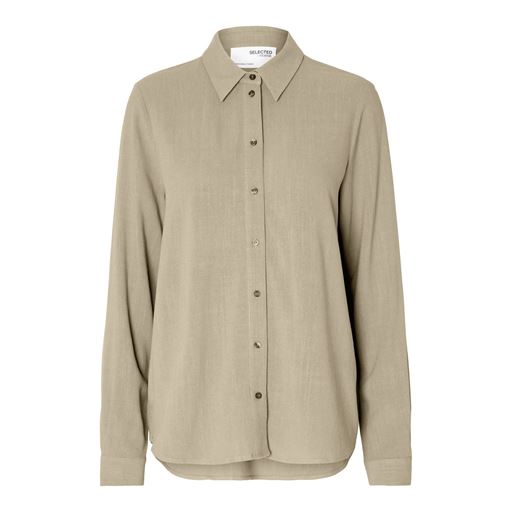 Selected Femme Viva Skjorte, Greige, 38
