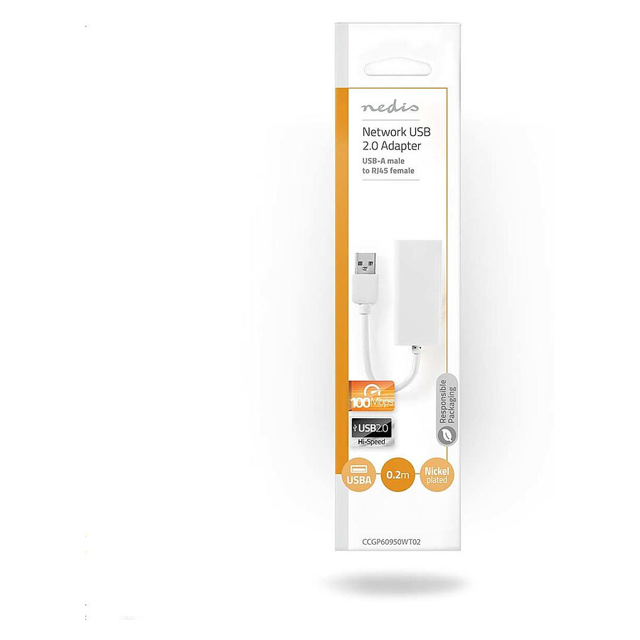 Nedis Adaptateur réseau USB-A / RJ45