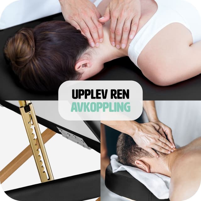 Massagebriks med 3 zoner, polstring + taske