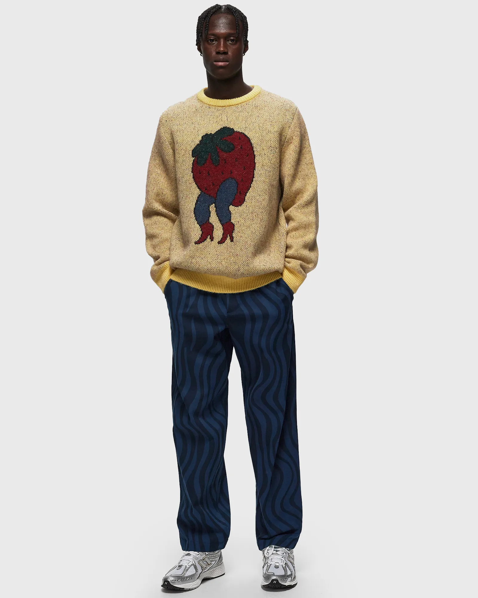 By Parra flowing stripes pants