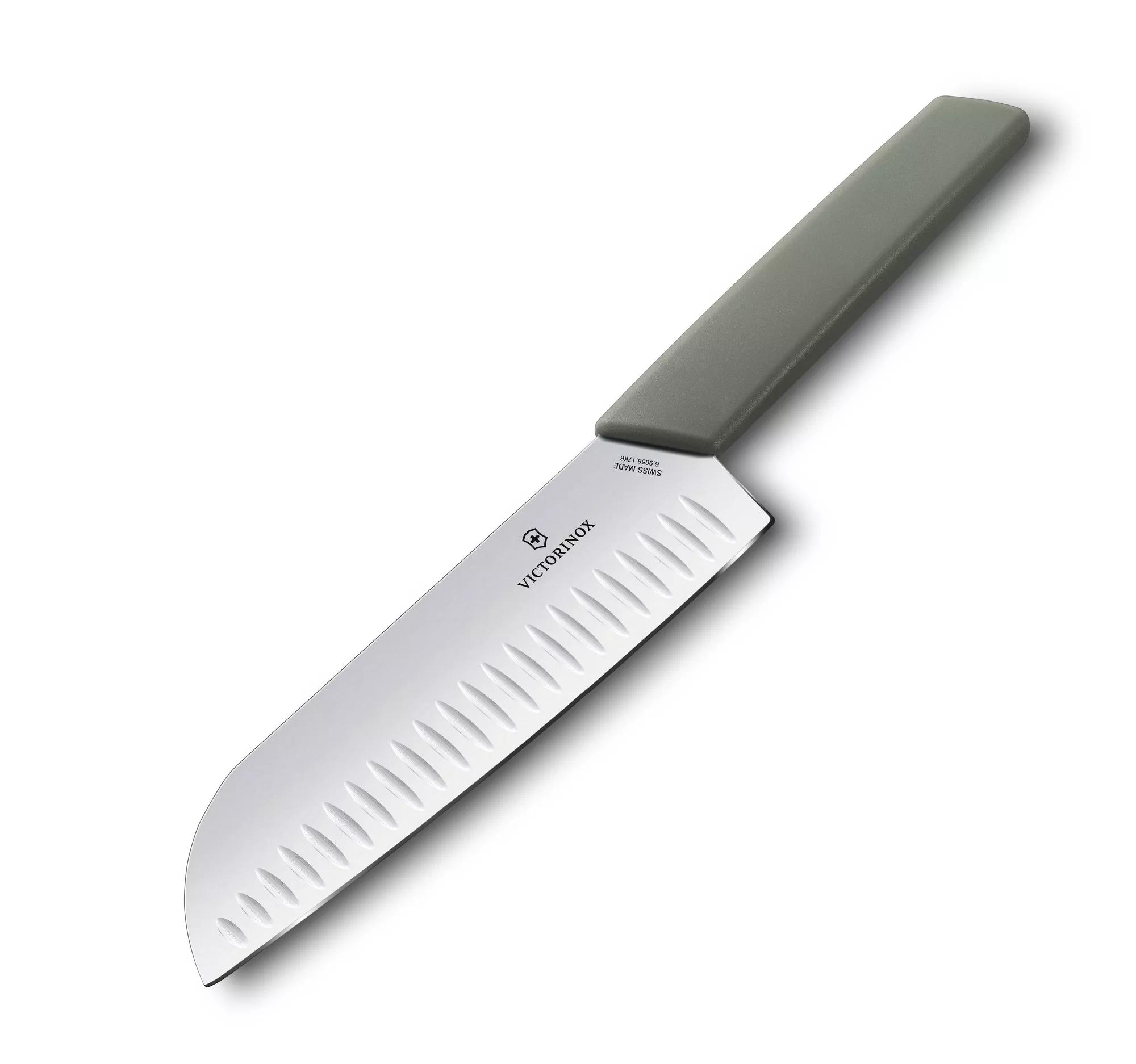 Swiss Modern Santokumesser-olive-green