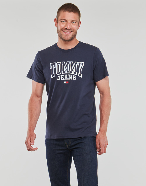 Tommy Jeans - TJM RGLR ENTRY GRAPHIC TEE - Marine