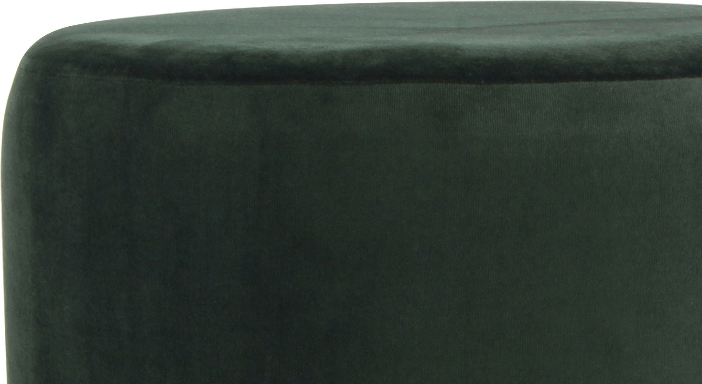 Kayoom Sitzhocker »Hocker Rebecca 825, Sitzpouf in runder Form,mit samtigem Bezug« 1 Stk. tlg. pflegeleicht, modern, vielseitig verwendbar, Sitzfläche gepolstert