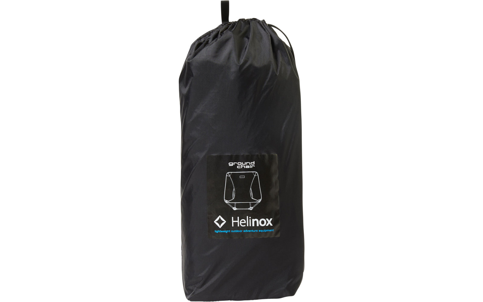 Helinox Ground Chair Camping Faltstuhl Schwarz