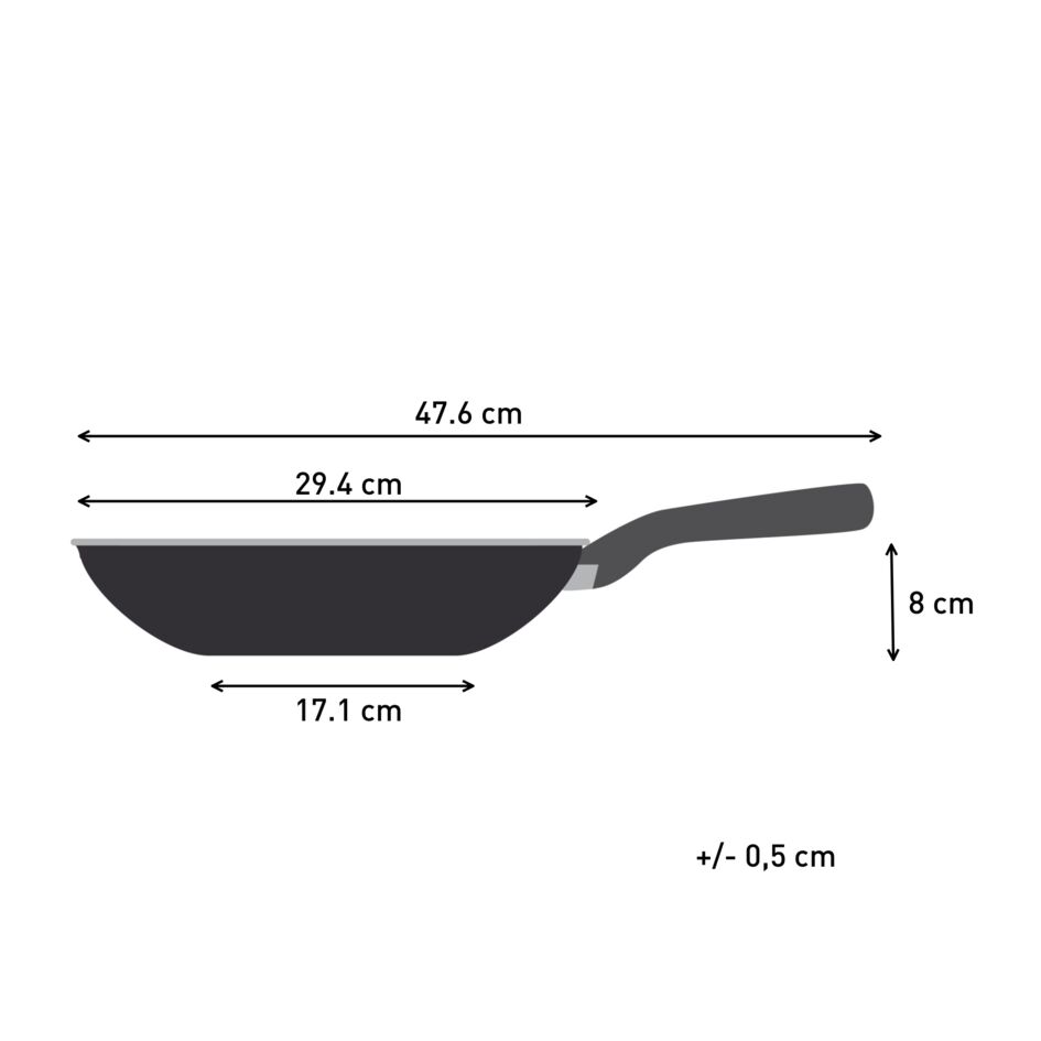 Virtuoso wokpan 28 cm - inductie