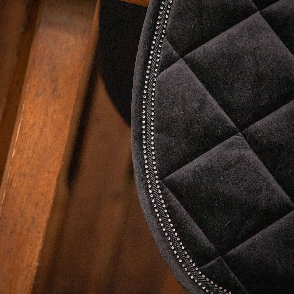 Pénélope NEW STRASS - Tapis mixte noir