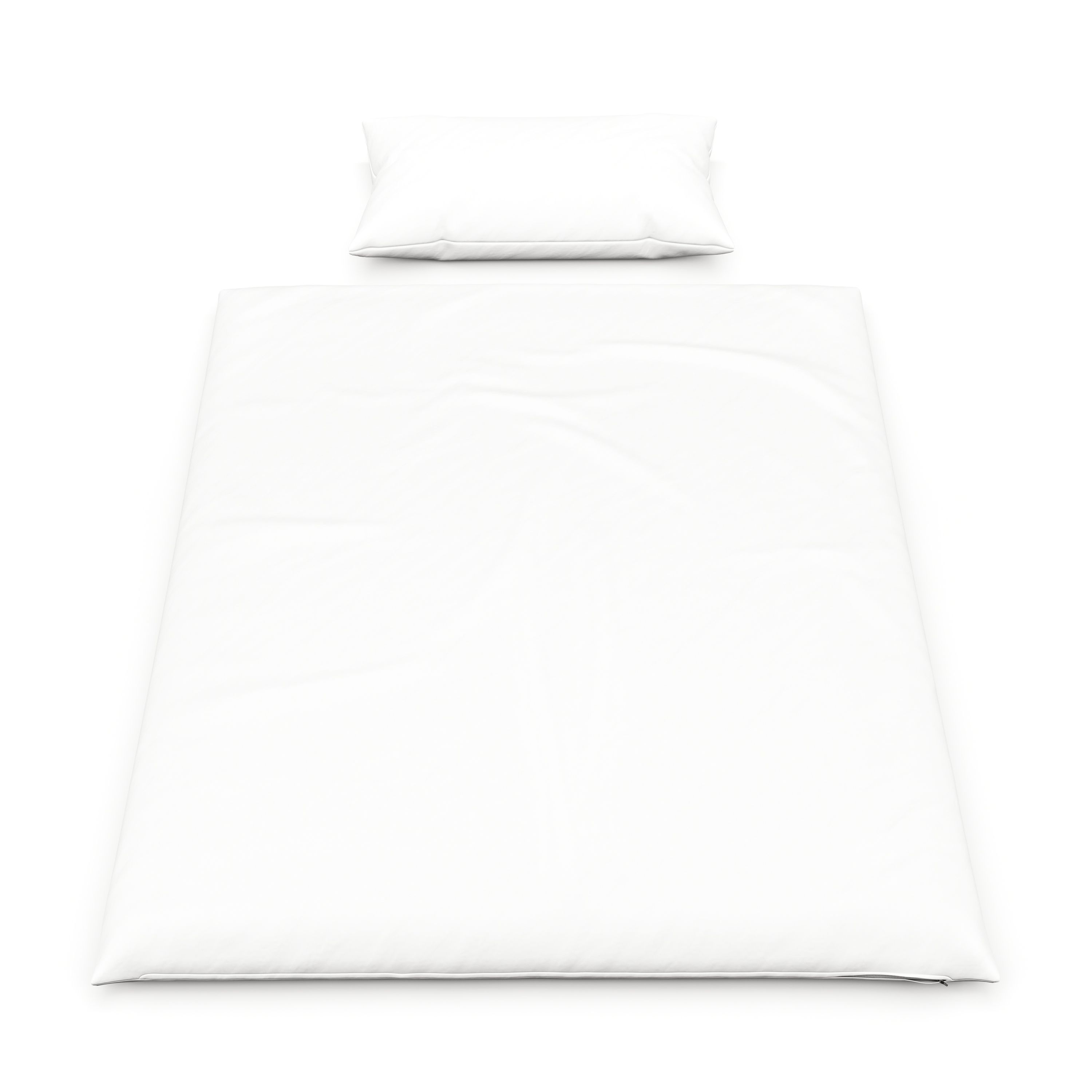Bettwäsche Set 65 x 100 cm + 160 x 210 cm weiss