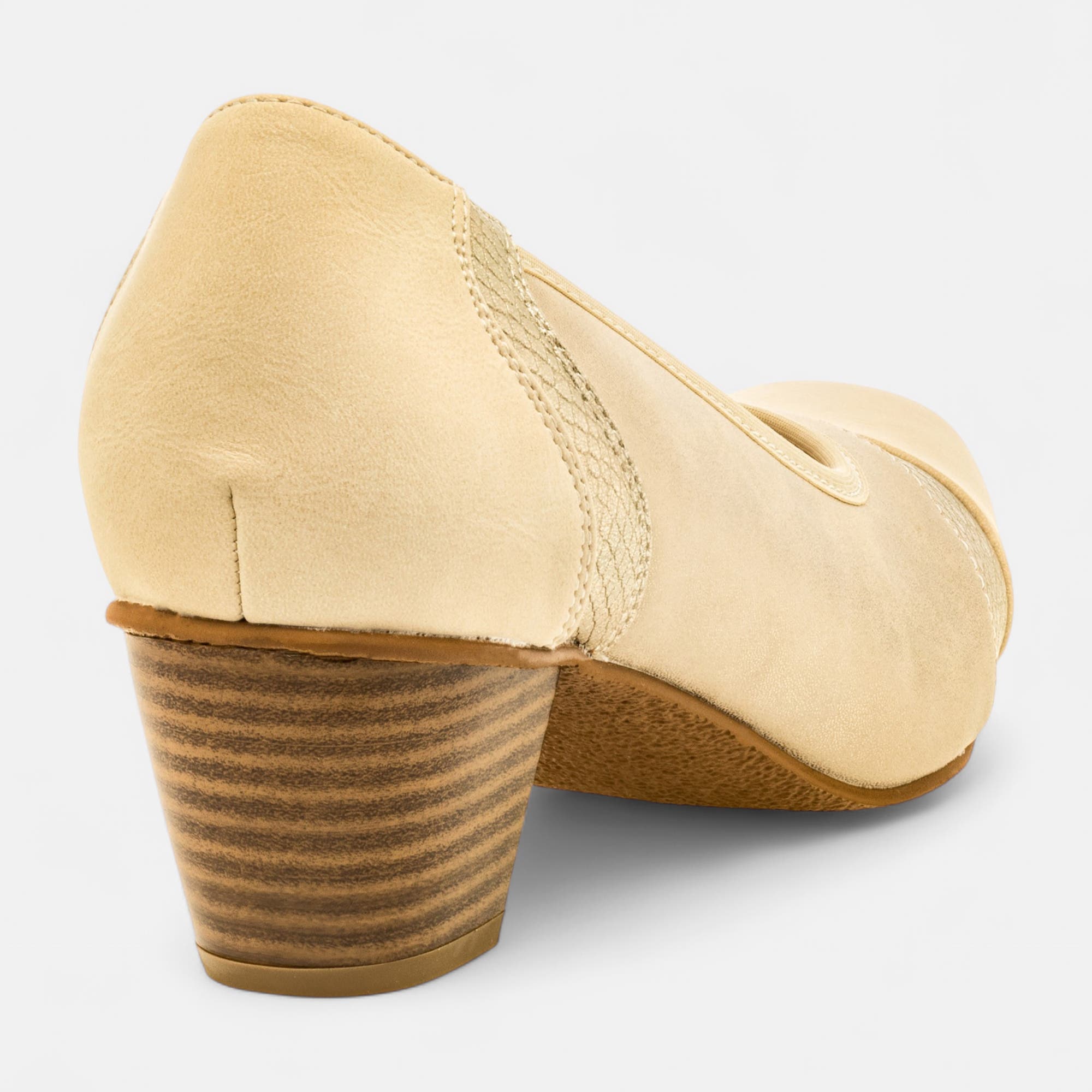 Escarpins pieds sensibles Femme beige