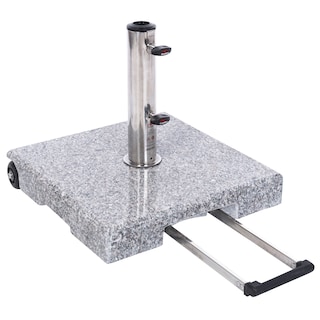Granit Sonnenschirmständer TROLLY 50 kg