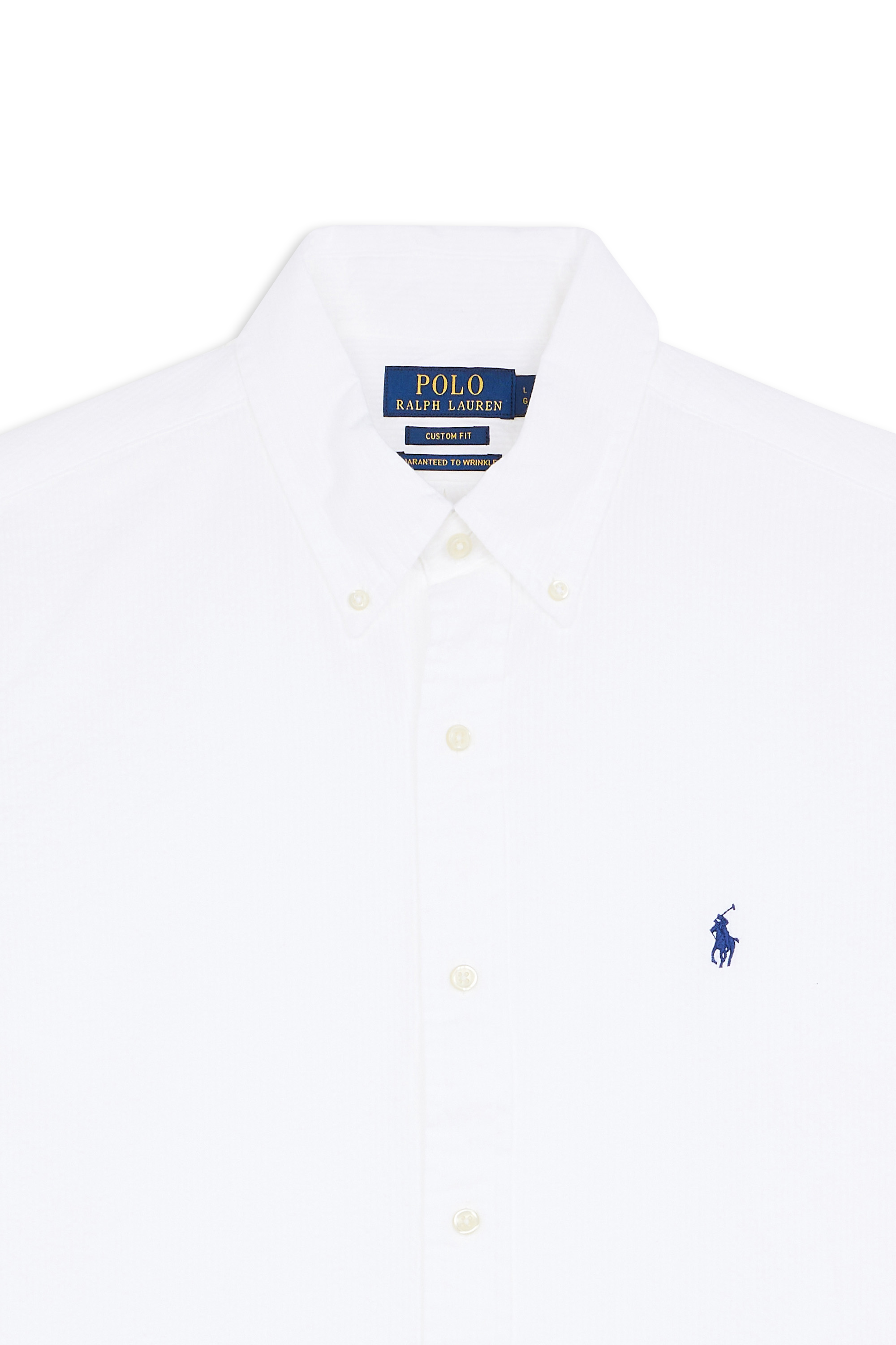 POLO RALPH LAUREN Chemise SEERSUCKER Blanc