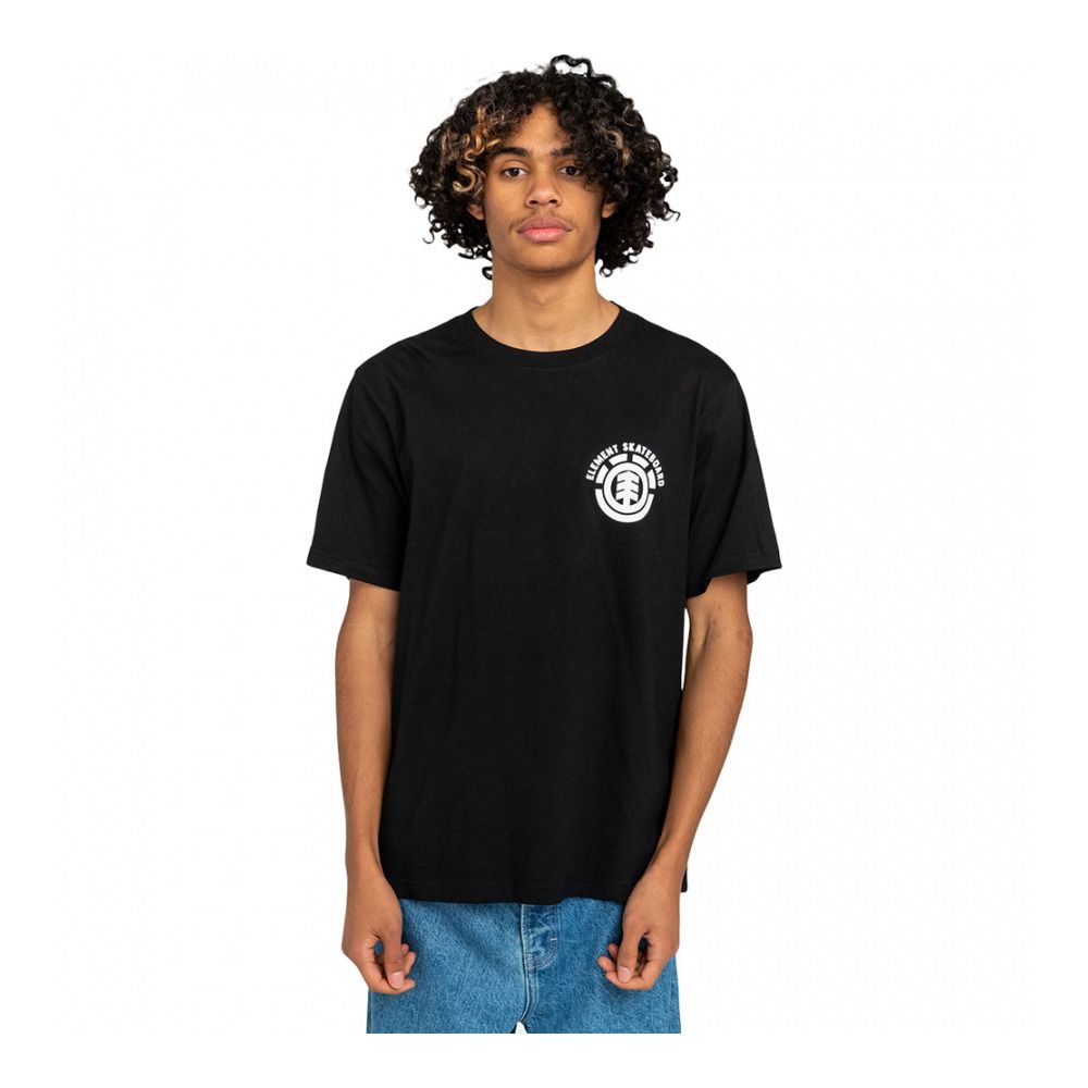 Element GREAT OUTDOOR - Tee-shirt Homme flint black