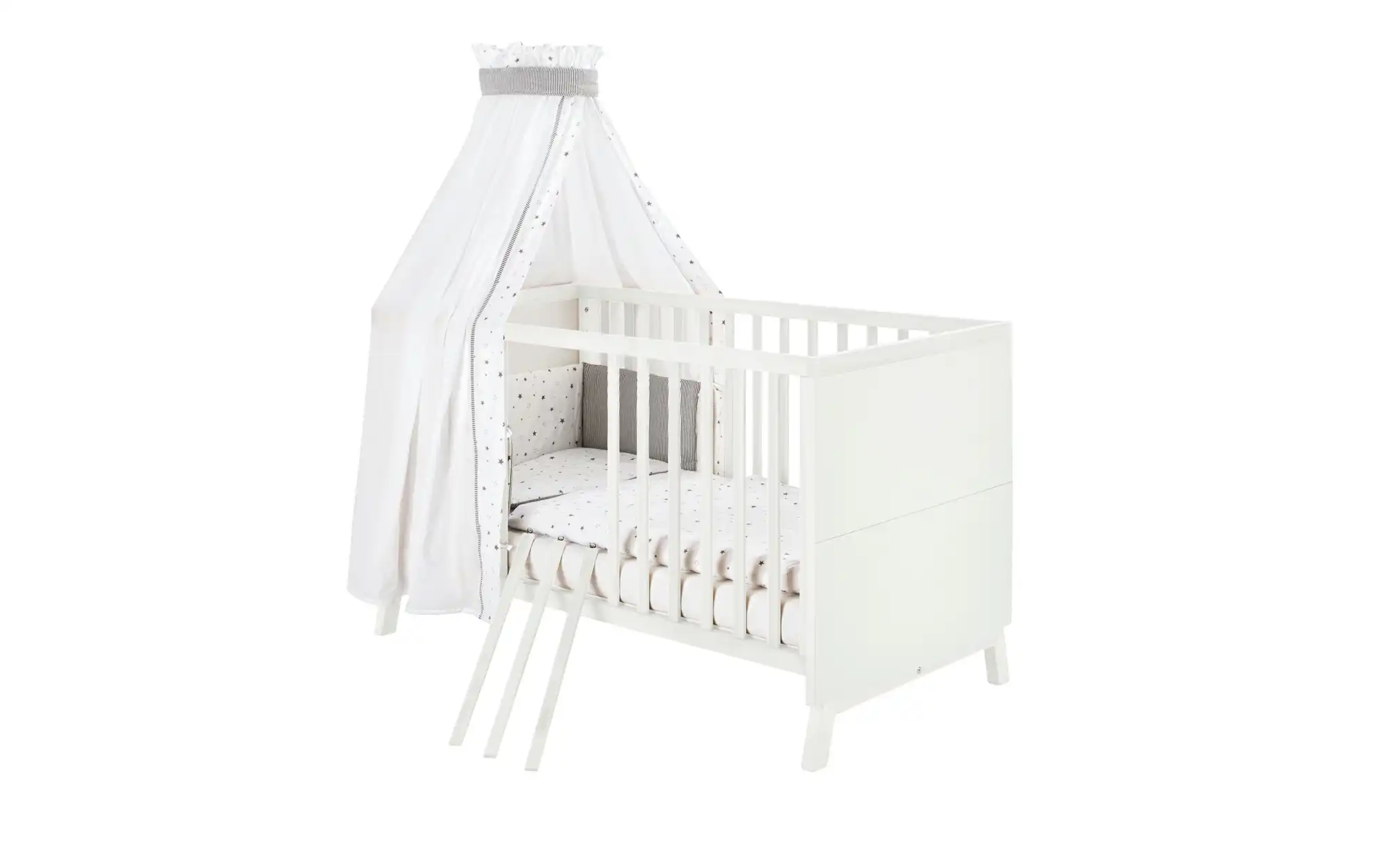 Kinderbett Venice Fishbone White