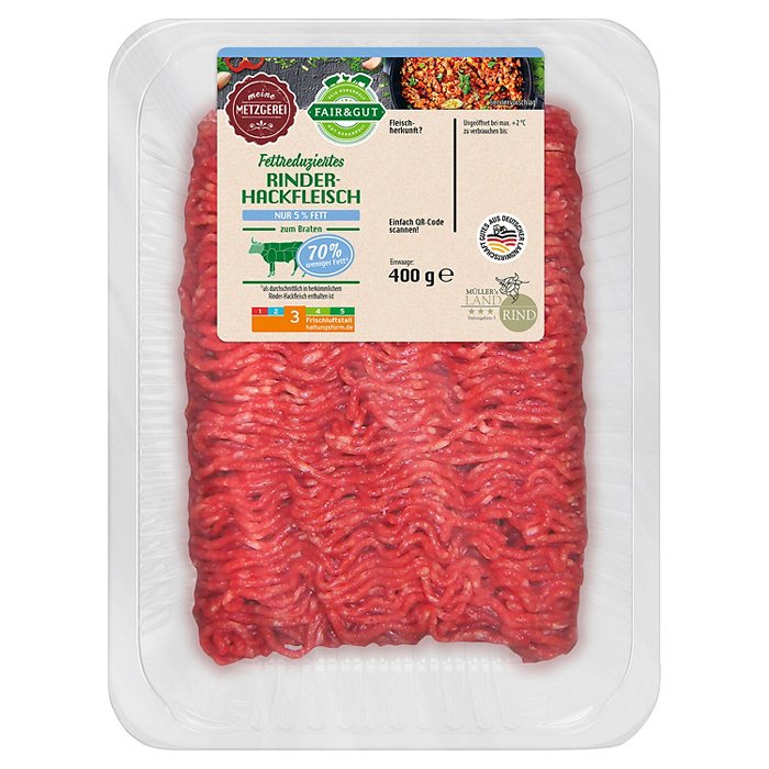 · FAIR&GUT · Rind Hackfleisch 5 % Fett 400 g