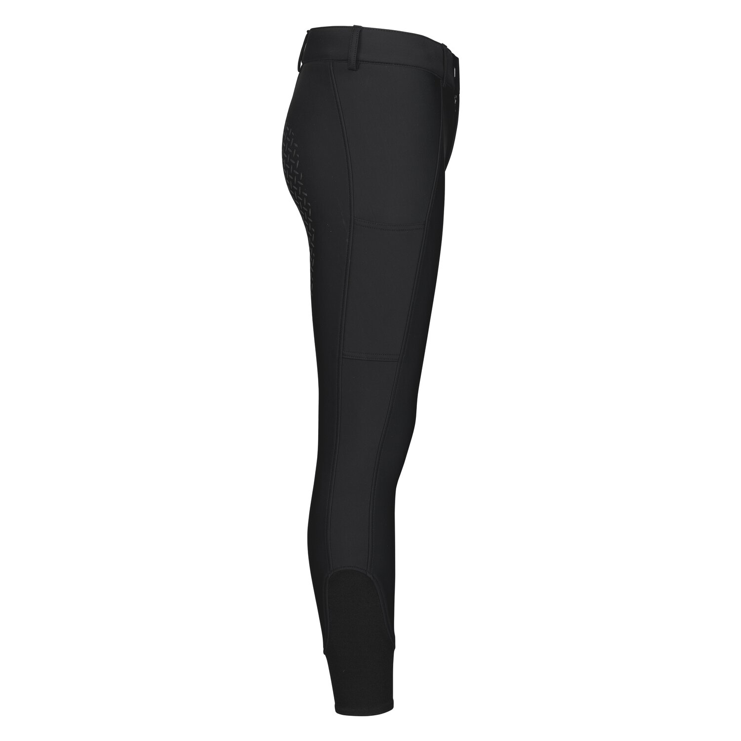 black forest kids Vollbesatz-Reithose Softshell Grip - black