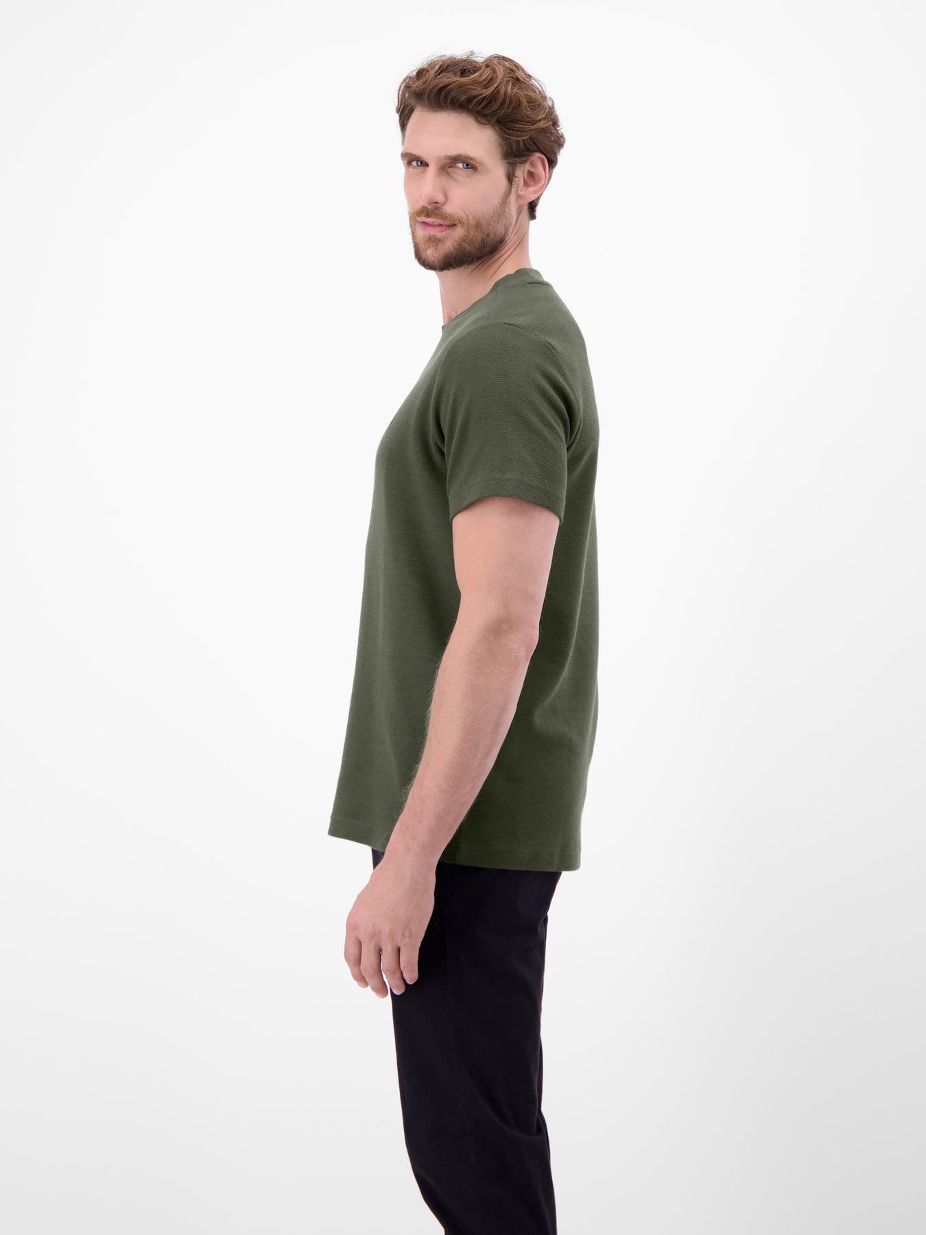 Herren T-Shirt in Strukturqualität