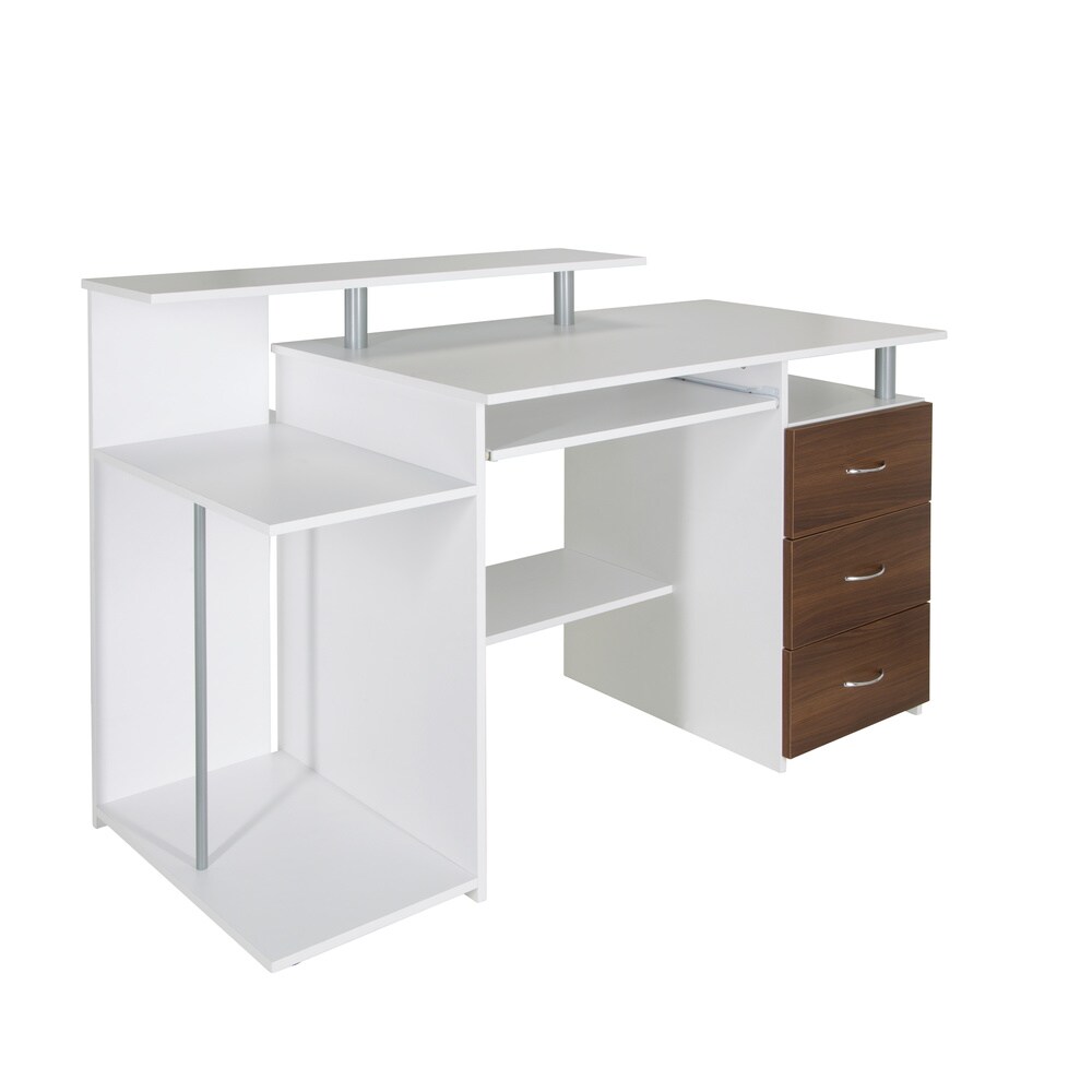 Schreibtisch WORKSPACE H IV Melaminharzbeschichtete Spanplatte, Gestell pulverbeschichteter Stahl hjh OFFICE