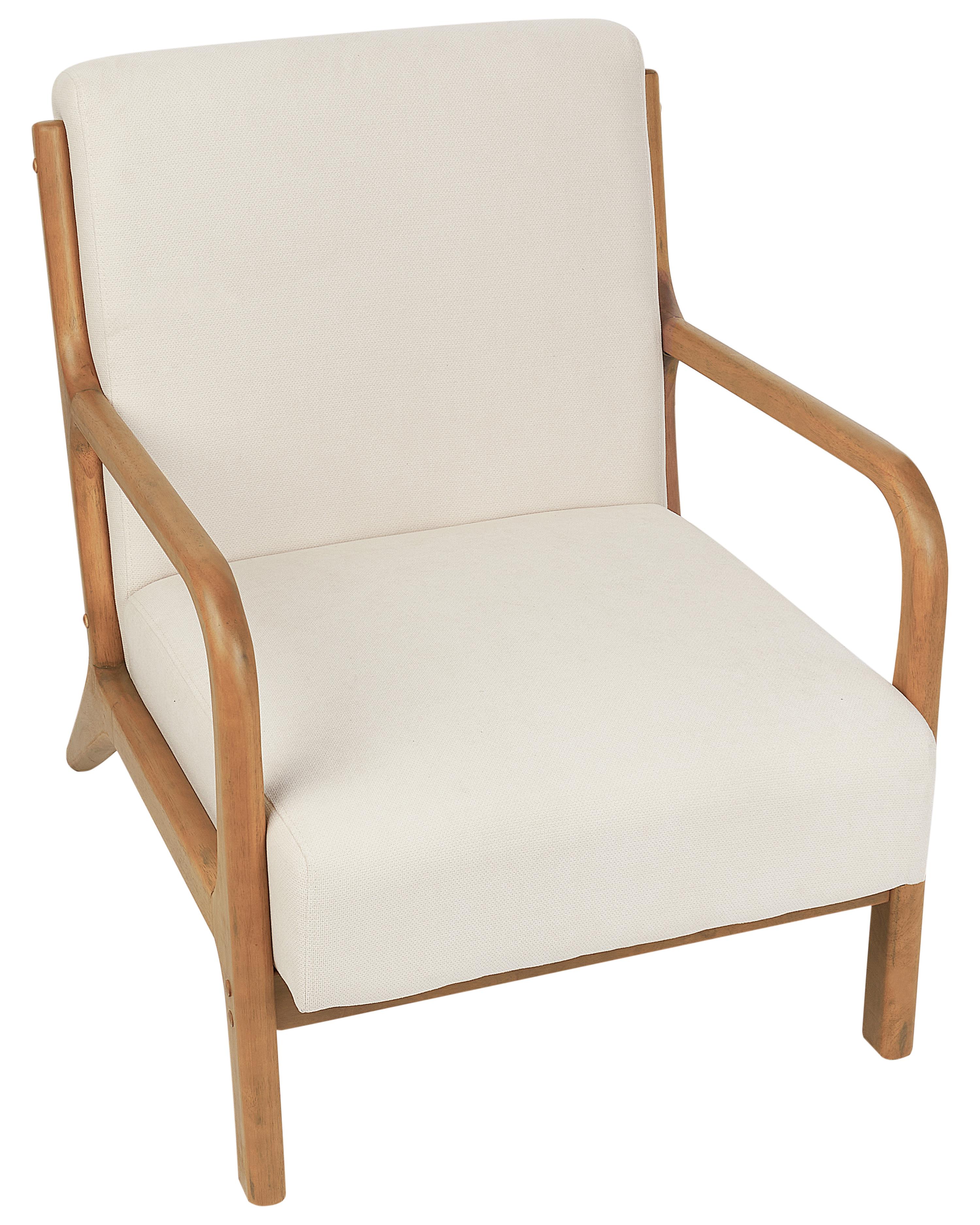 Fauteuil SKOVDE Stof Lichtbeige
