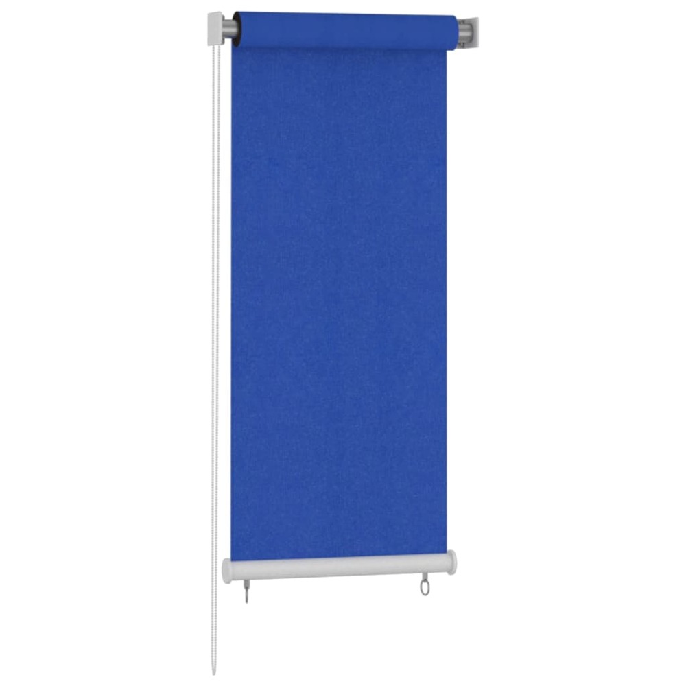 Store roulant d'extérieur 60x140 cm bleu pehd