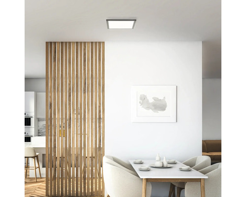 LED plafond opbouwpaneel 18W 1900 lm 4000K 5x30x30 cm zwart