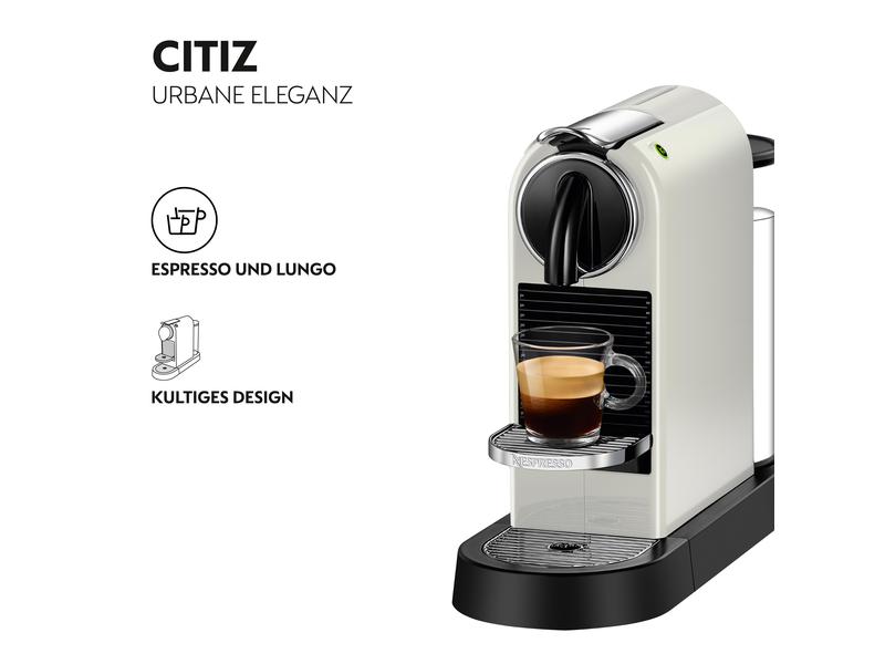 De'Longhi Kaffeemaschine Nespresso CitiZ EN167.W Weiss Kaffeemaschine