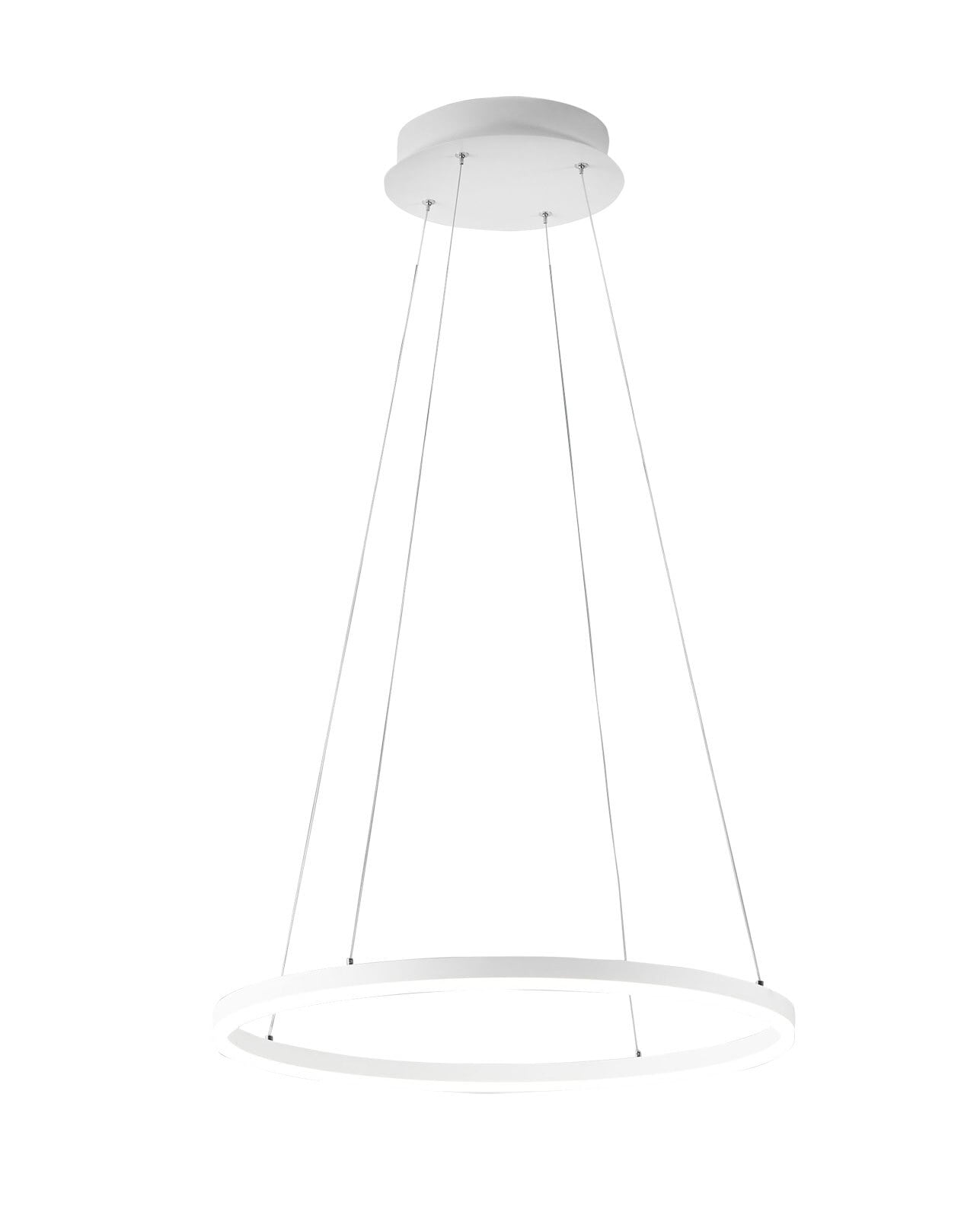 FABAS LUCE LED Pendelleuchte GIOTTO 1-flg weiß