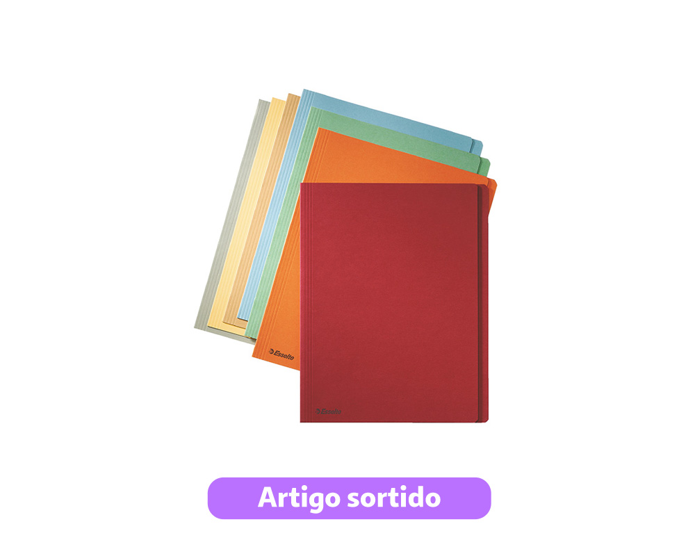 CAPA SIMPLES ESSELTE BEIGE 275G