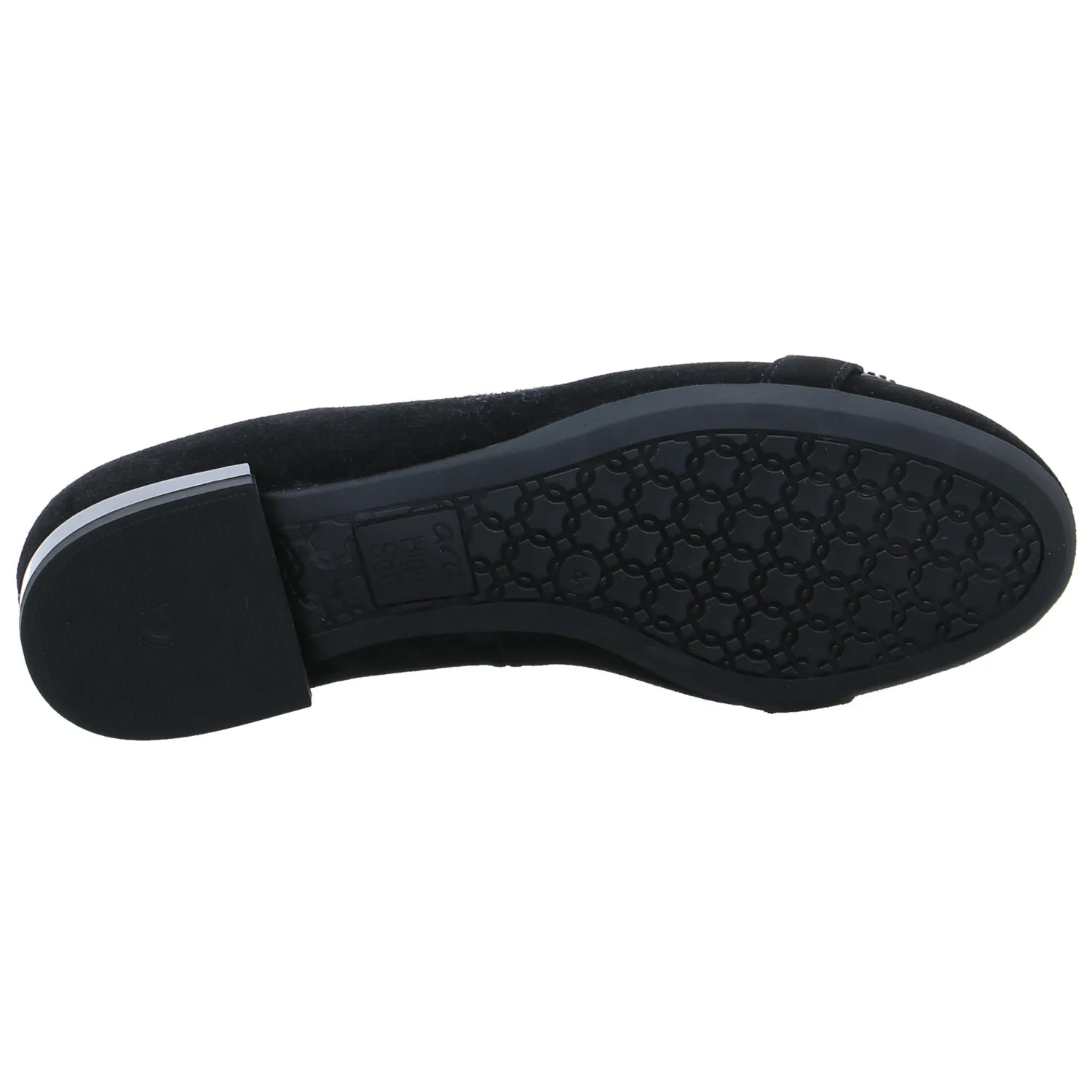 ARA Comfort-Ballerina Schwarz Leder  mit Wechselfussbett