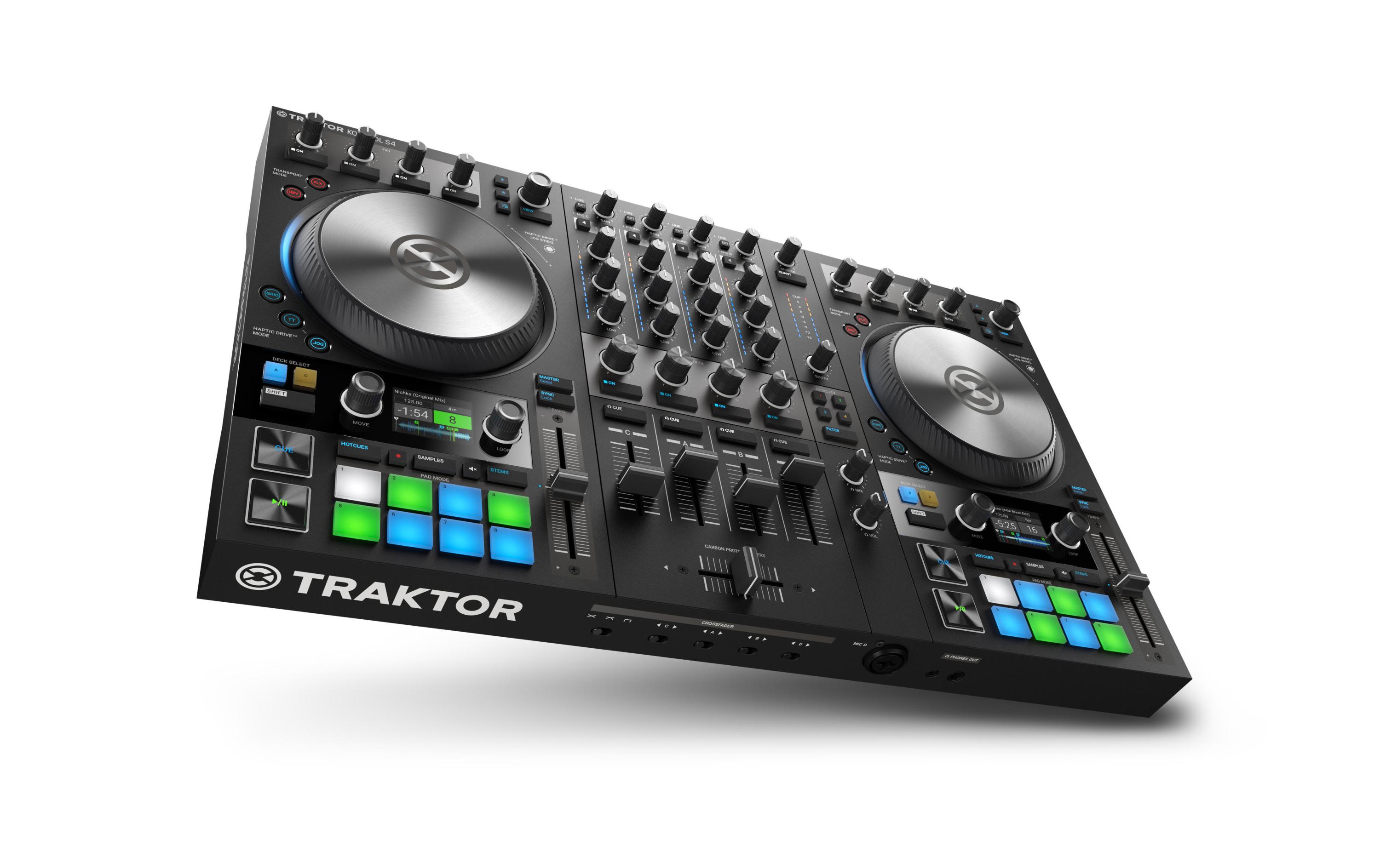 DJ-Controller Traktor Kontrol S4 MK3<br>4-Kanal DJ-System mit «Haptic Drive»