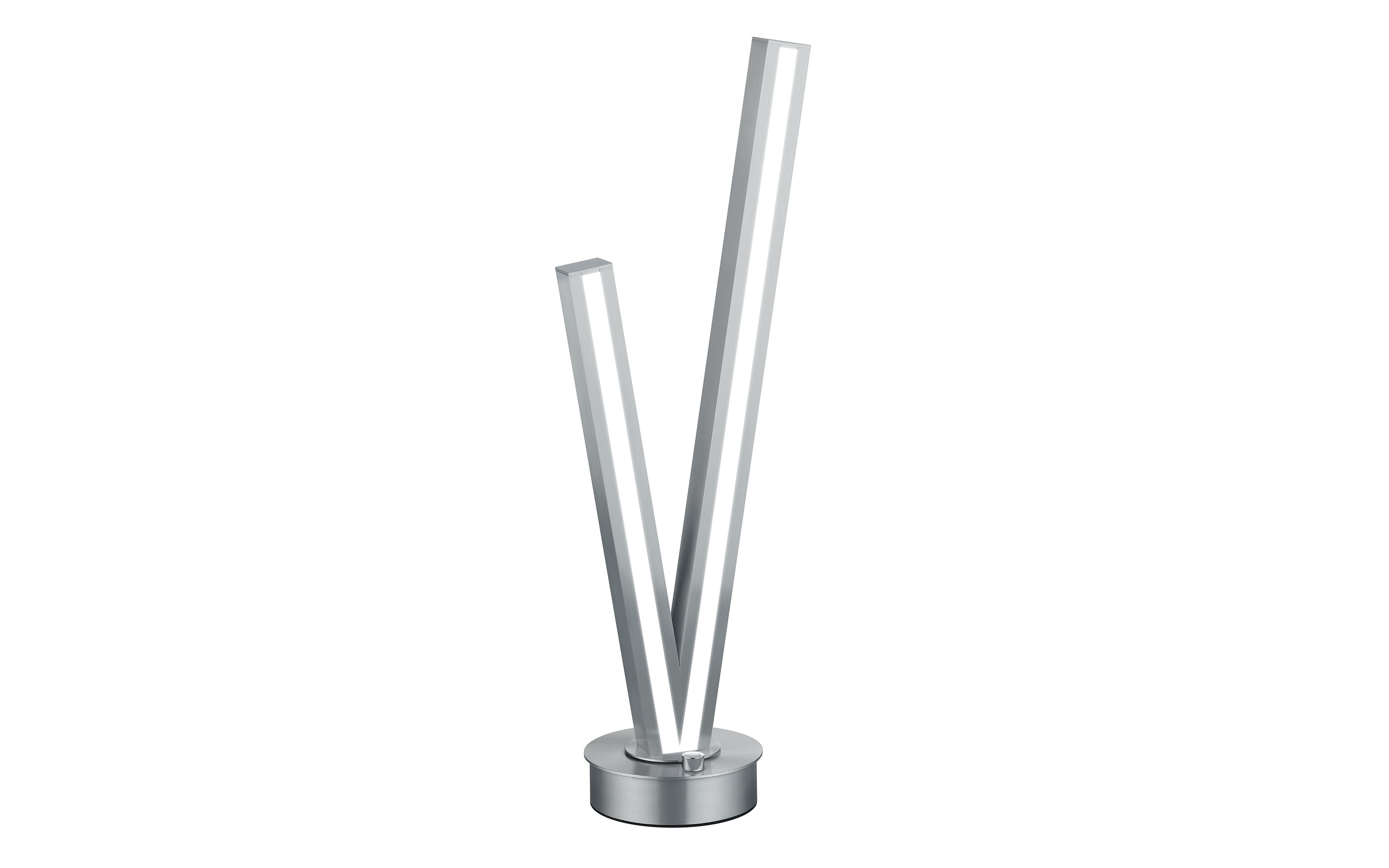 LED-Tischleuchte Cinque Cicanto, nickelfarbig, inkl. Dim to Warm Funktion