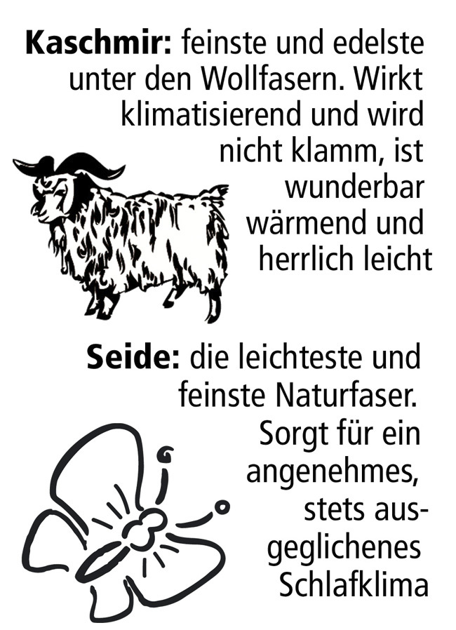 Mesana Bettwarenprogramm mit feinsten und hochwertigen Edelhaaren