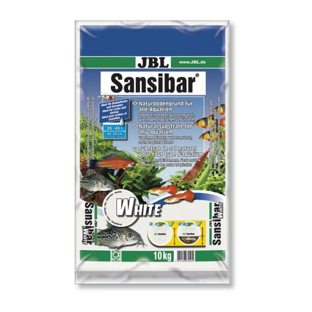 Sansibar white sol d'aquarium : 10kg