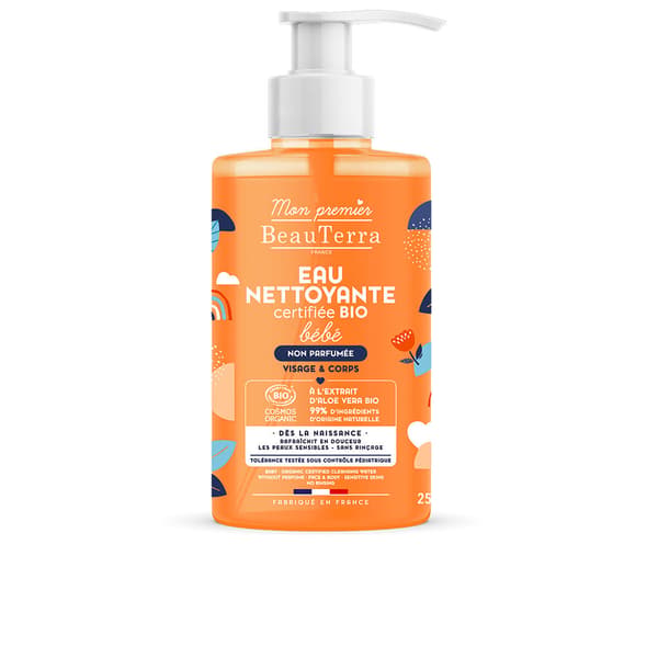 BEAUTERRA BIO BABÉ fragrance-free cleansing water 750 ml