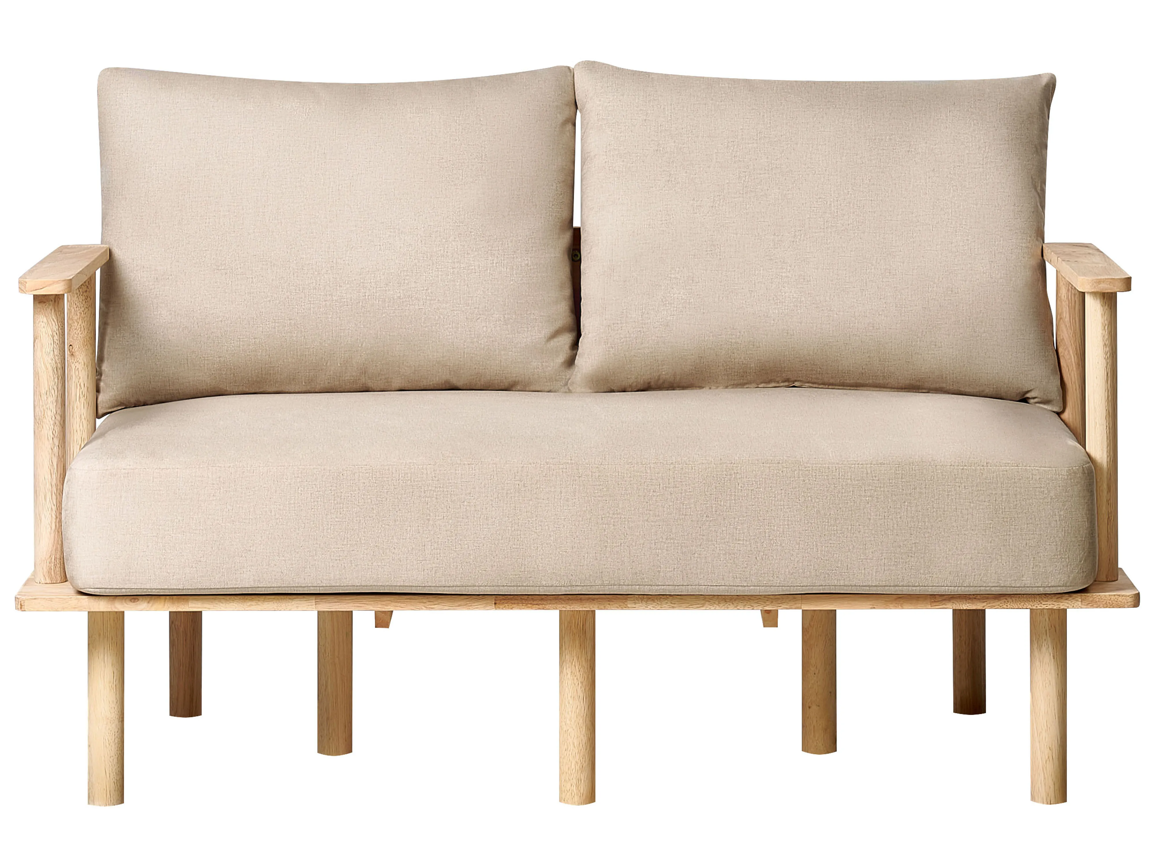 Bankenset 3-zits ASKER Stof Zandbeige