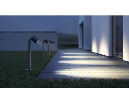 Steinel LED vloerspot 6,7W 512 lm 3000K warm wit H 570mm Way antraciet Bluetooth