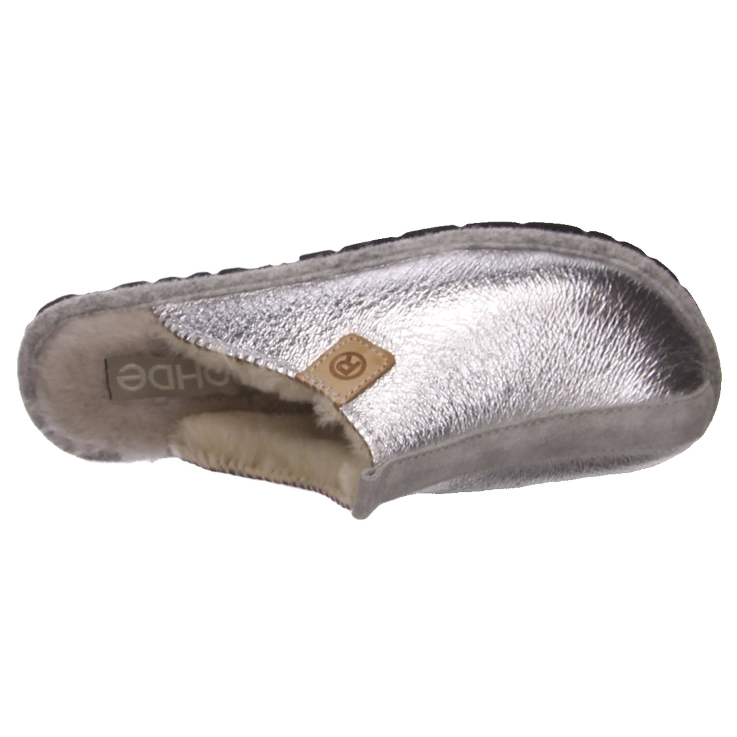 Rohde Pantoffeln silber gold/silber/bronce
