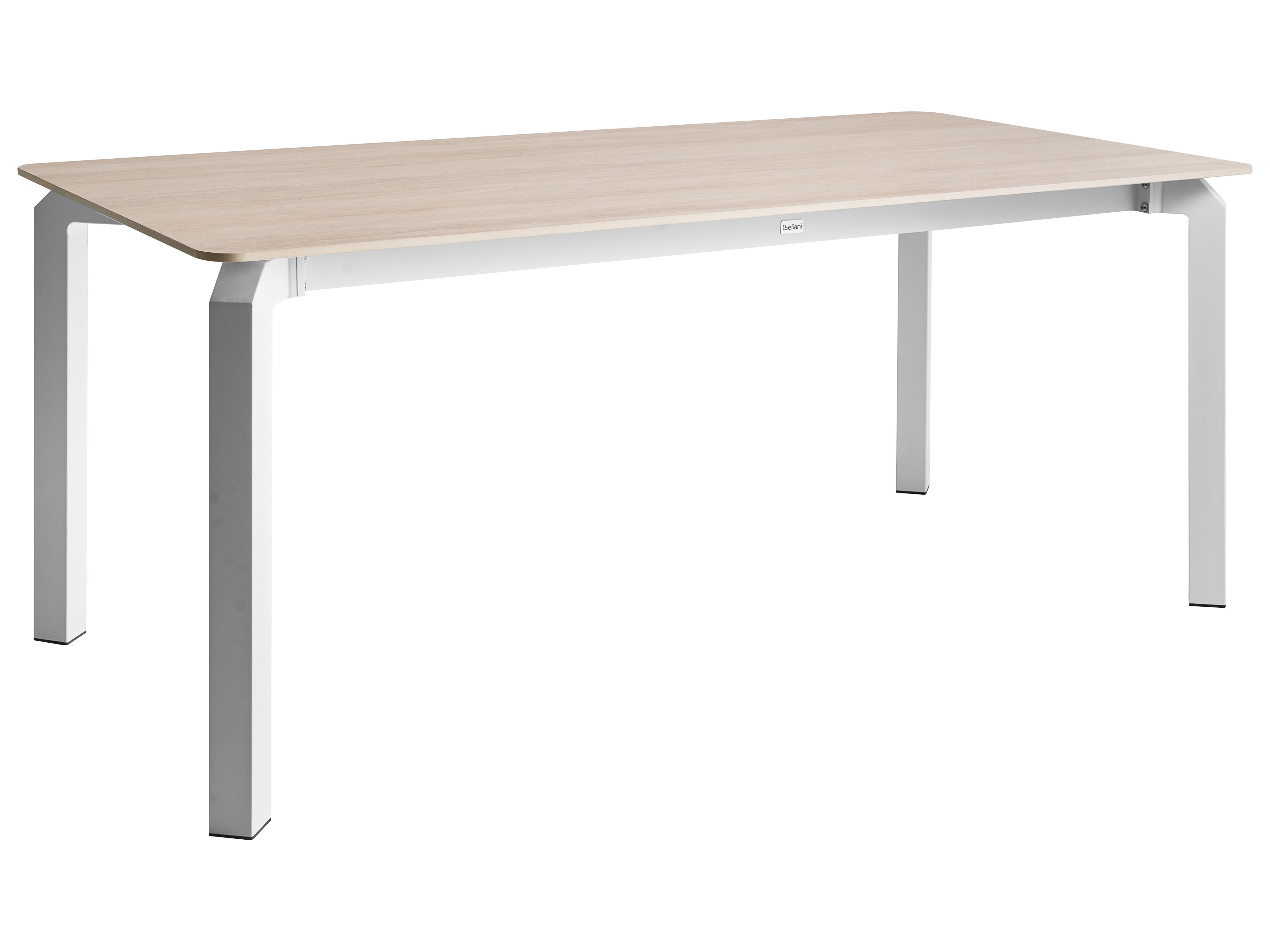 Tuin eettafel FELETTO 180 cm 90 cm Steen Travertijn-effect