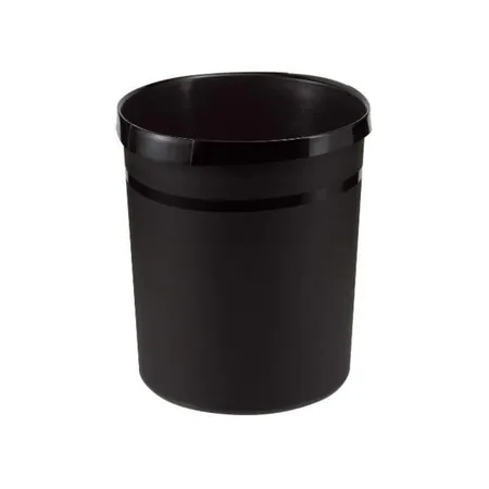 HAN Papierkorb 18 Liter GRIP, Polypropylen, konisch, 237/312 mm, 350 mm, schwarz