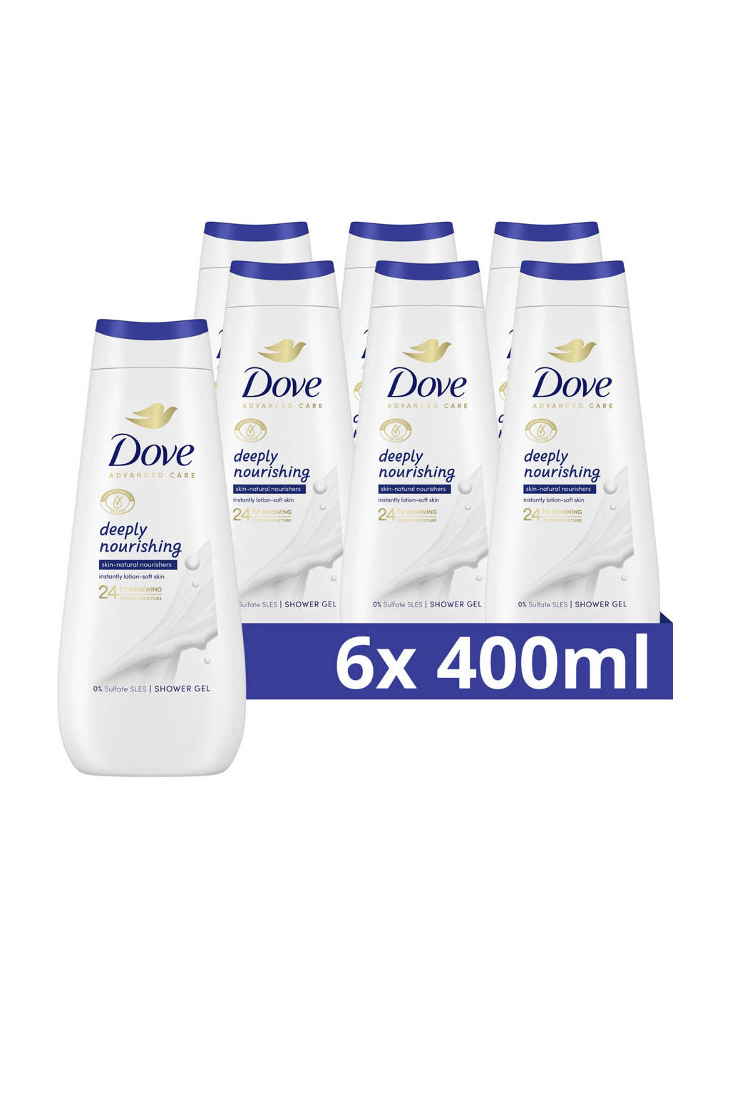Deeply Nourishing verzorgende douchegel - 6 x 400 ml
