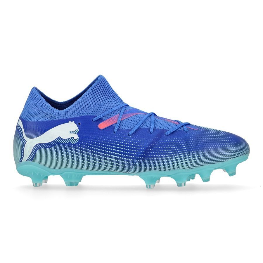 PUMA Future 7 Match FG/AG Formula - Bleu/Blanc/Bleu Femme