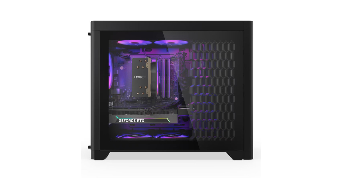 LenovoLegion T5 30AGB10 (90YJ005SMH) gaming pc  (Zwart | Ryzen 5 7600 | RTX 5060 | 16 GB | 1 TB SSD)