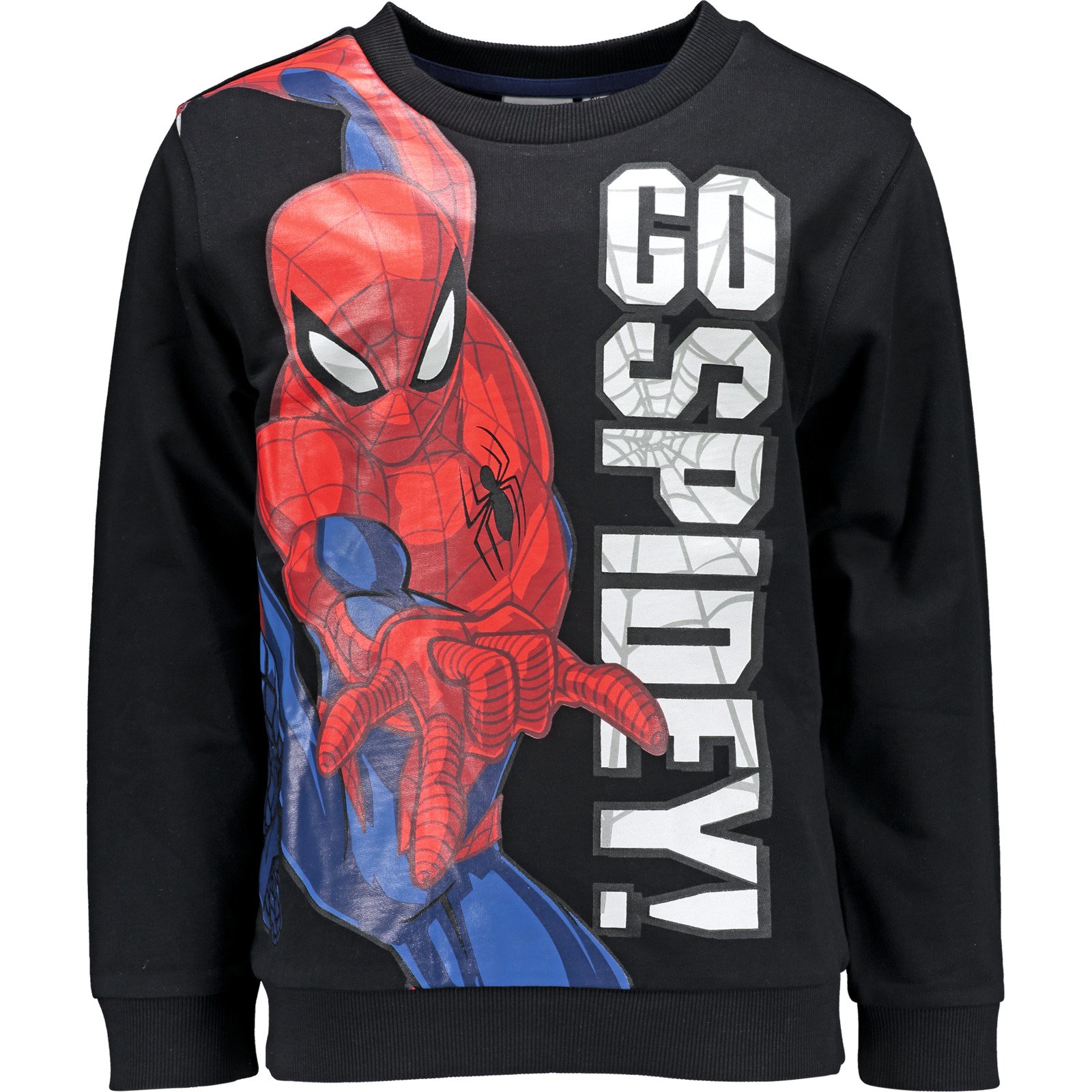 Kinder-Sweatshirt Spider Man schwarz