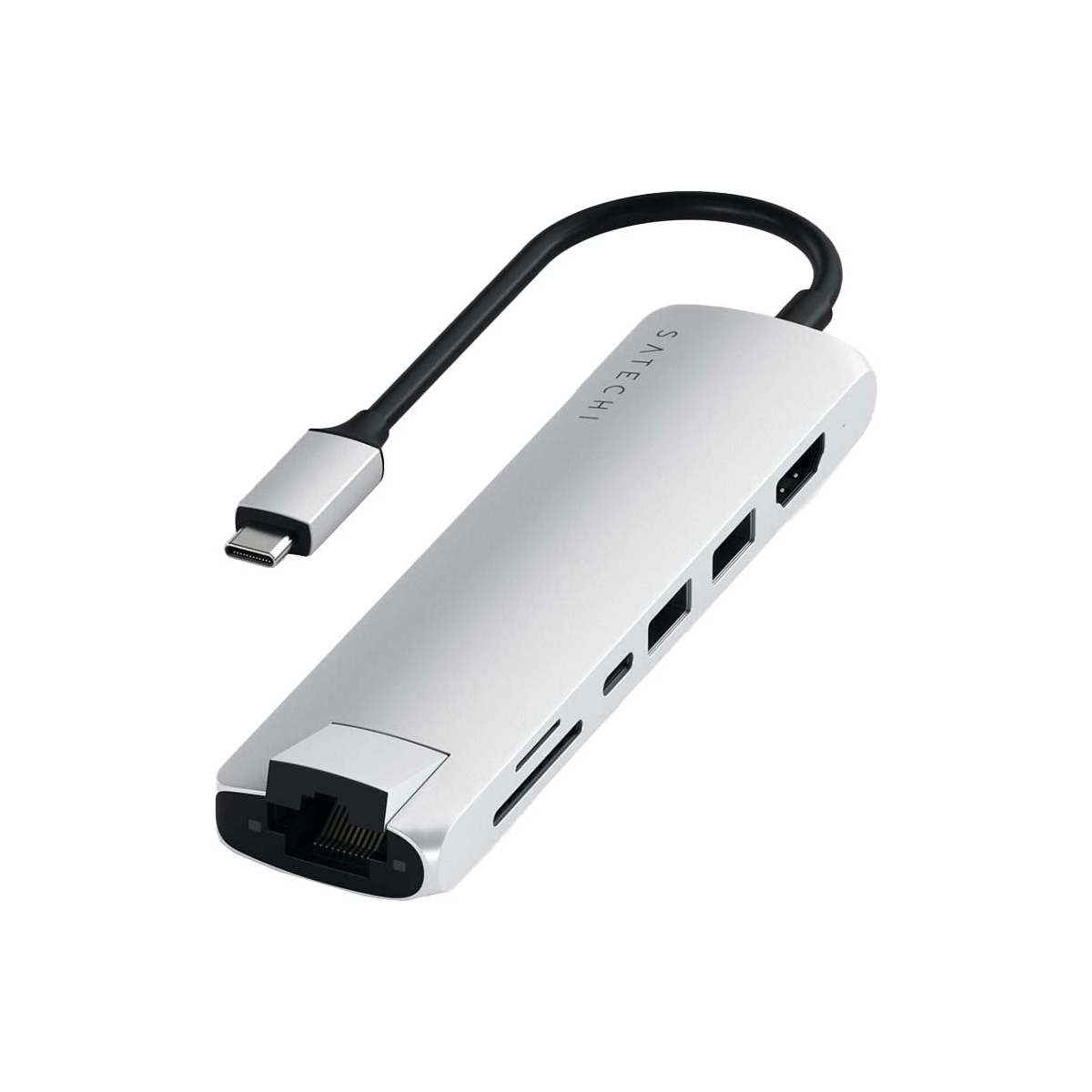 Satechi Slim USB-C Multiport USB hub (silver)