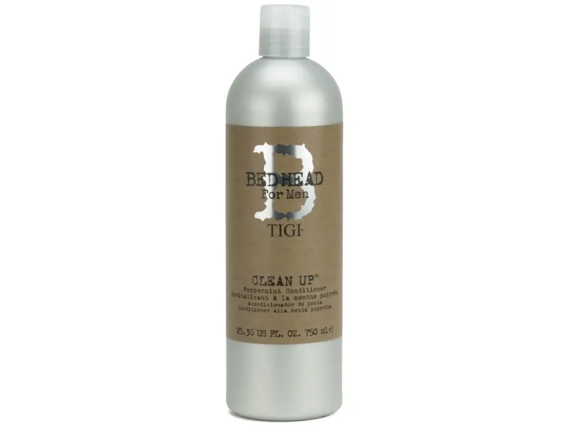 Tigi For Men Clean Up, Mænd, Professionel hårbalsam, Fugte, Reparation, Styrkende, 750 ml, Flaske, Pebermynte
