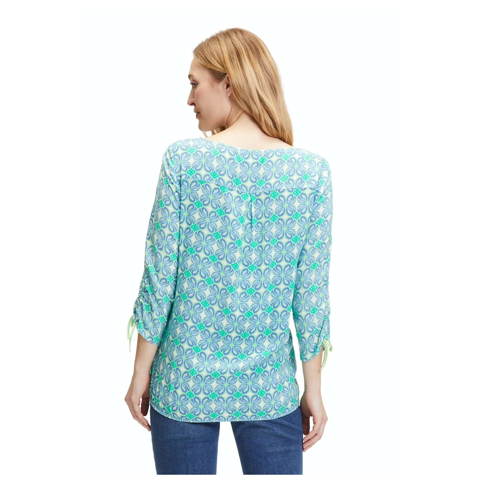 Cartoon Bluse Kurz 3/4 Arm
