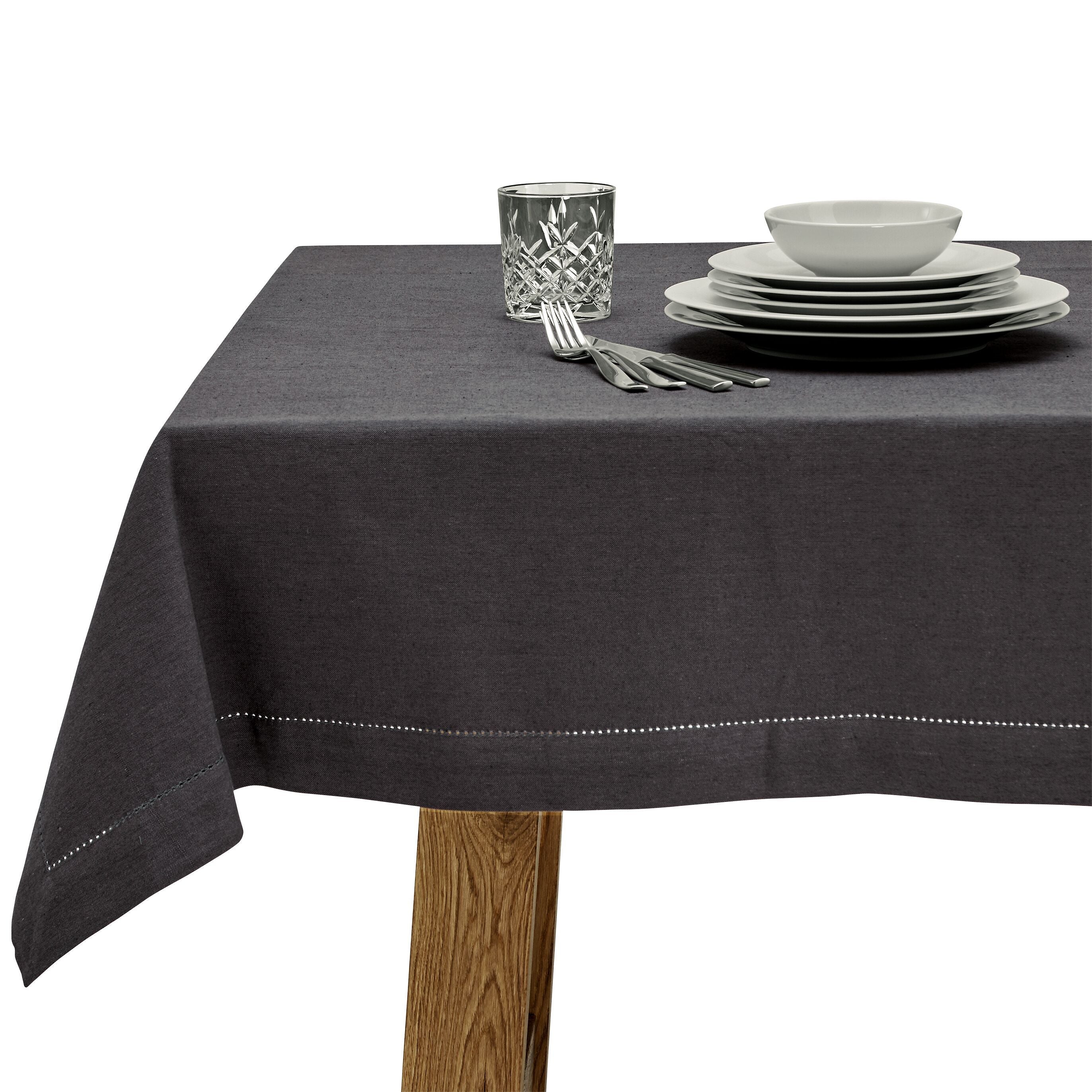 BERNABE Tischdecke - Anthrazit / B: 140.0 cm x H: 220.0 cm