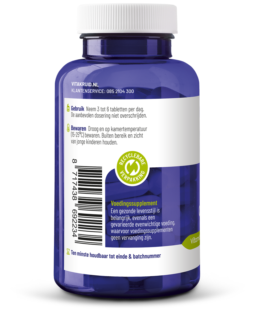 Vitakruid Vegan Collageen Builder Met Vecollal® (90 tabletten)