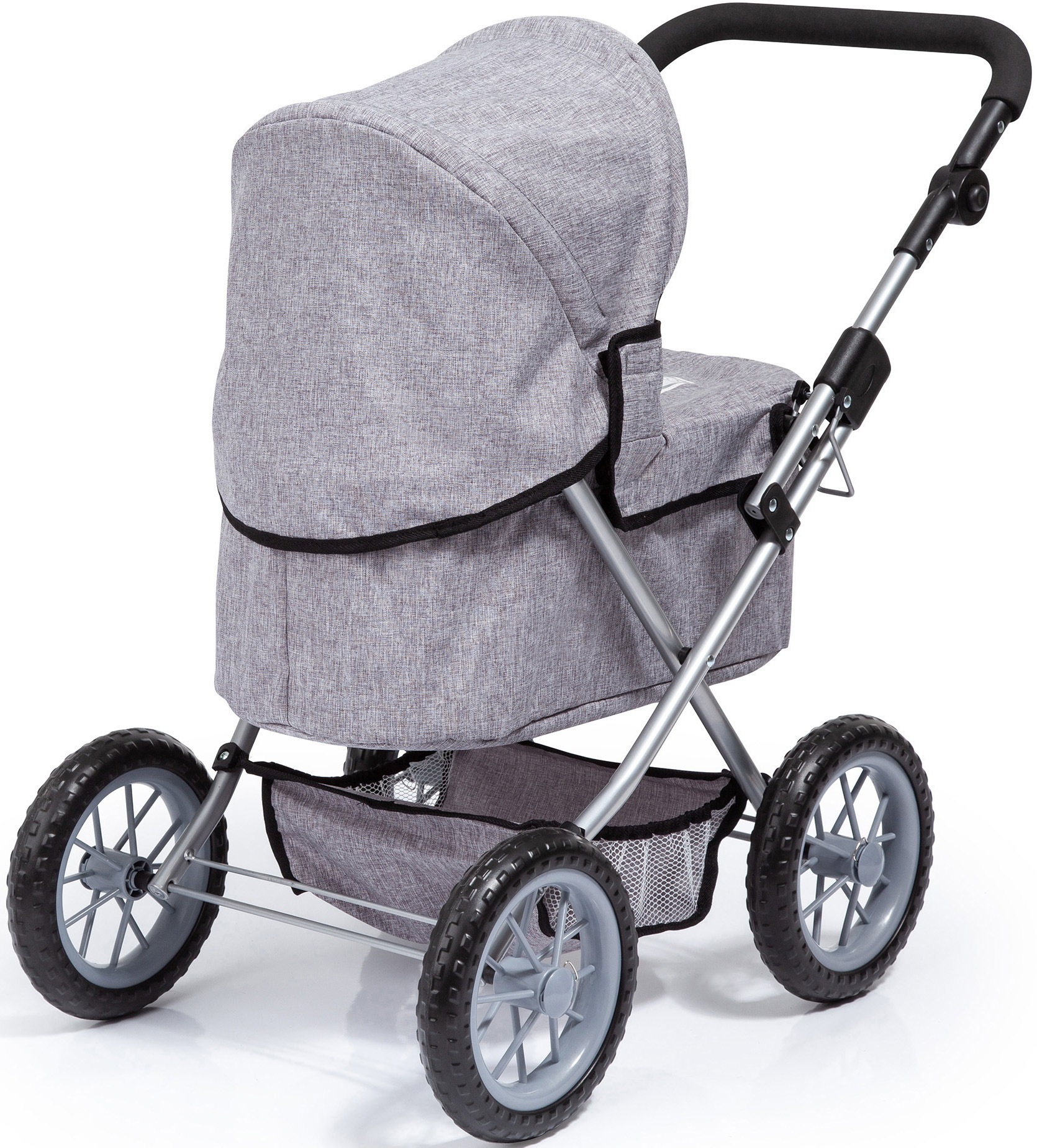 Bayer Puppenwagen »Trendy, grau« mit Wickeltasche